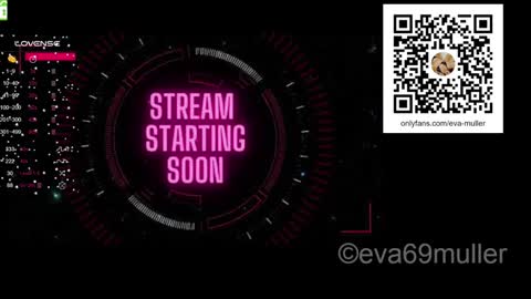 Snapshot of eva69muller chatting on 18, 1, 2025 Eva next show 8pm CEST AMST online show from 18, 1, 2025
