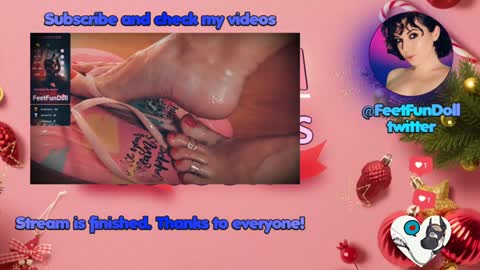 Snapshot of feetfundoll chatting on 26, 1, 2025 Lisa Dove aka FeetFunDoll online show from 26, 1, 2025