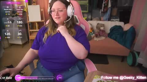 Snapshot of geeky_kitten chatting on 1, 3, 2025 Geeky Kitten Leina - online show from 1, 3, 2025
