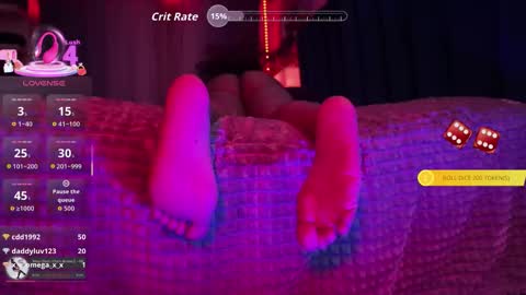 Snapshot of goddesscarameltoez chatting on 23, 12, 2025 Goddess Caramel Toez online show from 23, 12, 2025