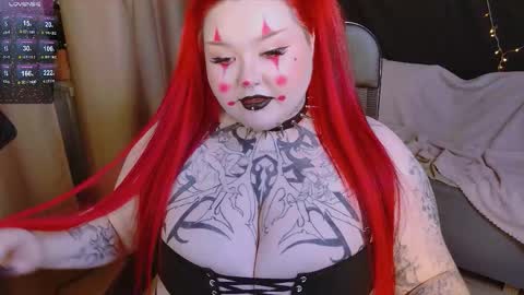 Snapshot of gotic_pie chatting on 19, 3, 2026 Elina start 800 pm GMT online show from 19, 3, 2026