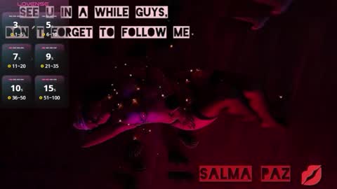 SALMA  online show from 20, 1, 2025