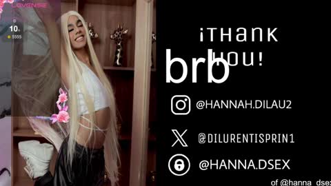 hannah dilau  online show from 29, 4, 2026
