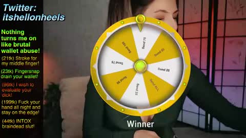 Snapshot of hell_on_heels_ chatting on 18, 2, 2025 - show loyalty and subscribe -  online show from 18, 2, 2025