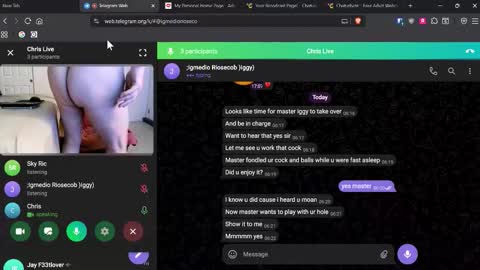 Snapshot of icihristopher chatting on 13, 10, 2025 Christopher online show from 13, 10, 2025