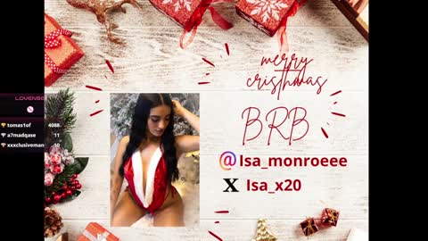 Isa Monroee  online show from 25, 12, 2024