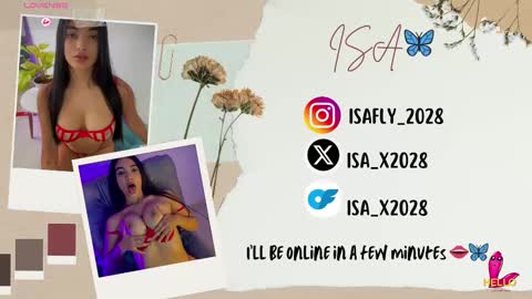 Isa Monroee  online show from 7, 3, 2025