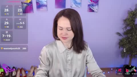 Snapshot of izzy_cam chatting on 13, 2, 2025 Queen of nylon  Victoria online show from 13, 2, 2025
