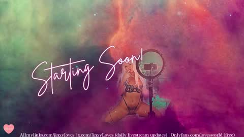 jinxy loves online show from 9, 4, 2026