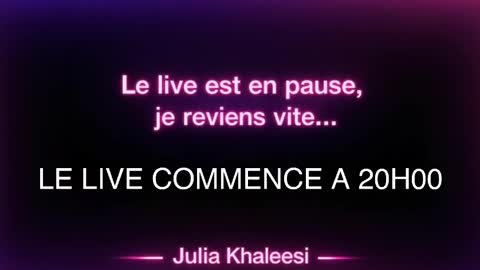 Julia Khaleesii online show from 2, 4, 2026