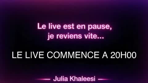 Julia Khaleesii online show from 15, 4, 2026