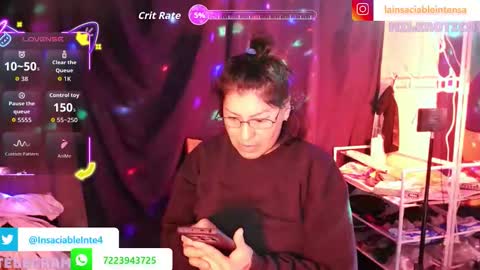 Snapshot of lainsaciableintensa chatting on 22, 10, 2025 lainsaciableintensa online show from 22, 10, 2025