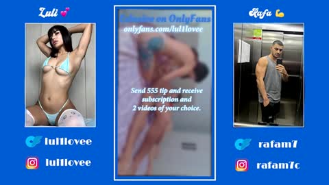 Snapshot of latinuycouple chatting on 18, 1, 2025 Rafa and Luli online show from 18, 1, 2025