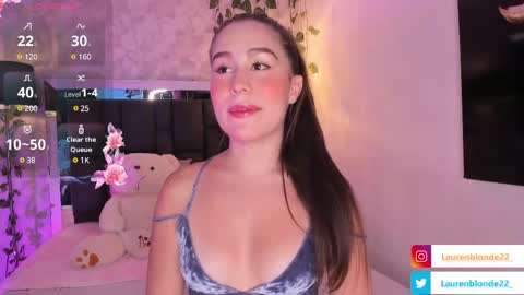 Lauren Blonde online show from 22, 2, 2025