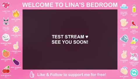 Lina online show from 29, 5, 2026