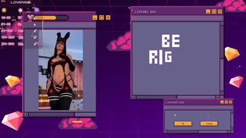 Snapshot of livfabi_ chatting on 23, 10, 2025 Livfabi online show from 23, 10, 2025