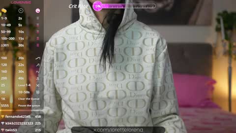 LoretteLorena online show from 9, 1, 2025