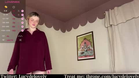 Snapshot of lucydelovely chatting on 8, 1, 2026 Lucy online show from 8, 1, 2026