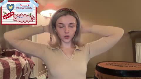 Snapshot of lucydelovely chatting on 6, 6, 2026 Lucy online show from 6, 6, 2026