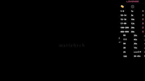 Snapshot of mariebycb chatting on 6, 11, 2025 Maria online show from 6, 11, 2025