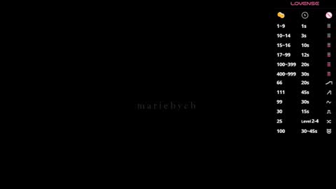 Snapshot of mariebycb chatting on 11, 1, 2026 Maria online show from 11, 1, 2026