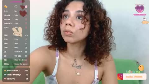 Snapshot of meliss1 chatting on 2, 3, 2026 melissa online show from 2, 3, 2026