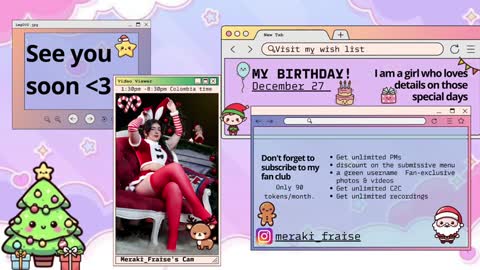 Snapshot of meraki_fraise chatting on 22, 12, 2024 online show from 22, 12, 2024
