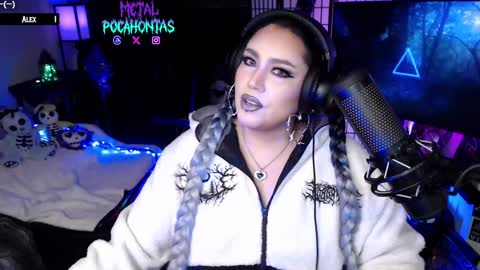 Snapshot of metalpocahotass chatting on 22, 12, 2024 MetalPocahotass online show from 22, 12, 2024