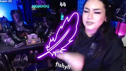 Snapshot of metalpocahotass chatting on 1, 3, 2025 MetalPocahotass online show from 1, 3, 2025