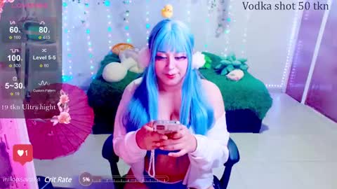 Snapshot of milkysakura chatting on 27, 1, 2025 Abby  Lilia online show from 27, 1, 2025