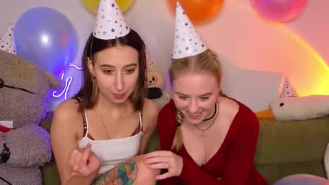 MilaBlack and  StacyBlonde Today unboxing Lovens OMG online show from 10, 1, 2026