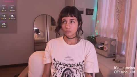 Snapshot of nina_just chatting on 21, 1, 2025 Nina. online show from 21, 1, 2025