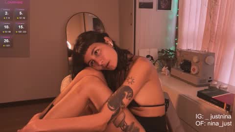 Snapshot of nina_just chatting on 1, 2, 2025 Nina. online show from 1, 2, 2025