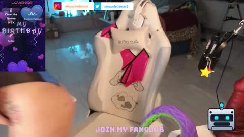 Snapshot of ninapoledance chatting on 16, 3, 2026 Nina online show from 16, 3, 2026