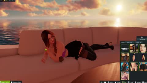 Snapshot of oona_00 chatting on 8, 3, 2025 Oona online show from 8, 3, 2025