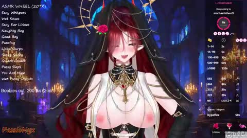 Snapshot of passionyx chatting on 24, 2, 2025 Succubus Nyx online show from 24, 2, 2025