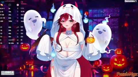 Snapshot of passionyx chatting on 28, 10, 2025 Succubus Nyx online show from 28, 10, 2025