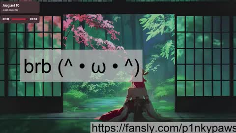 Snapshot of pinkypaws chatting on 17, 2, 2026 miko online show from 17, 2, 2026