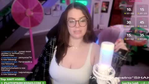 Snapshot of plutoprincess69 chatting on 8, 3, 2025 Pluto Princess online show from 8, 3, 2025