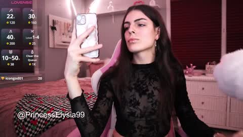 Snapshot of princesselysia99 chatting on 18, 1, 2025 Princess Elysia online show from 18, 1, 2025