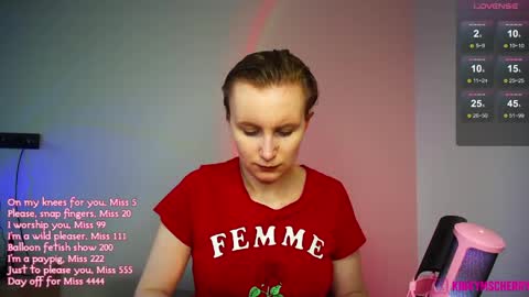 Cherry  Miss Cherry online show from 3, 5, 2026