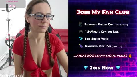 Red Hot Rachael online show from 6, 11, 2025