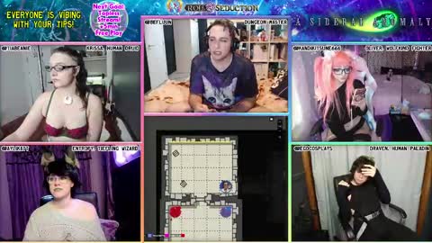 Snapshot of rollseduction chatting on 19, 5, 2026 Roll For Seduction online show from 19, 5, 2026