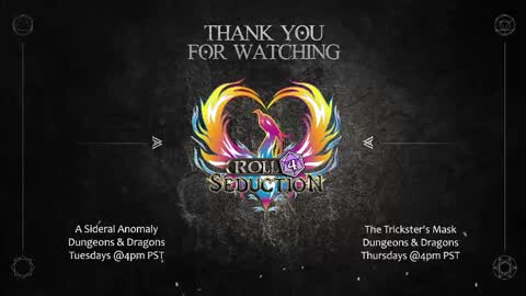 Snapshot of rollseduction chatting on 27, 5, 2026 Roll For Seduction online show from 27, 5, 2026