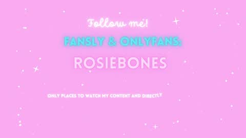 Rosie Bones online show from 3, 12, 2024