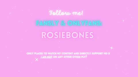 Rosie Bones online show from 5, 12, 2024
