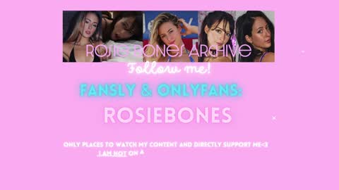 Rosie Bones online show from 16, 12, 2024