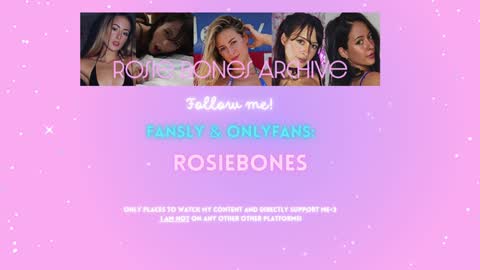 Rosie Bones online show from 6, 1, 2025