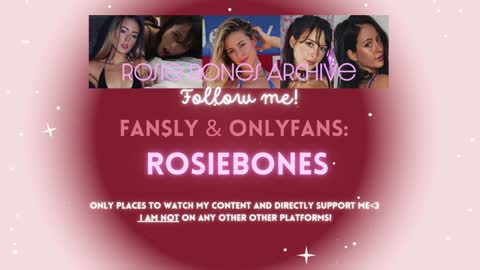 Rosie Bones online show from 7, 10, 2025