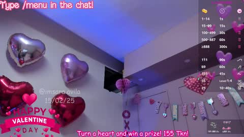 SaraAvila  online show from 16, 2, 2025